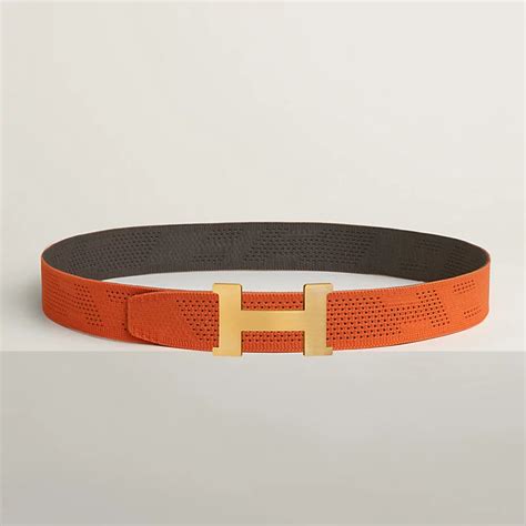 hermes silver constance belt